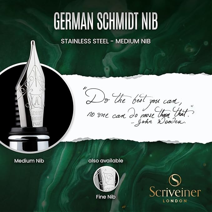Scriveiner Personalized British Racing Green Pen - Image 5