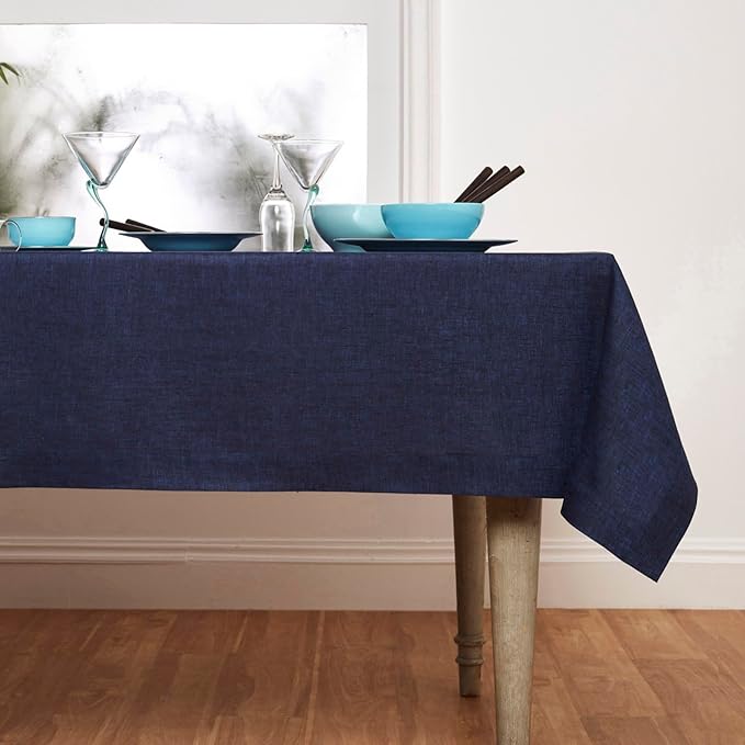 Solino Home Linen Tablecloth 60 x 120 Inch - Image 4