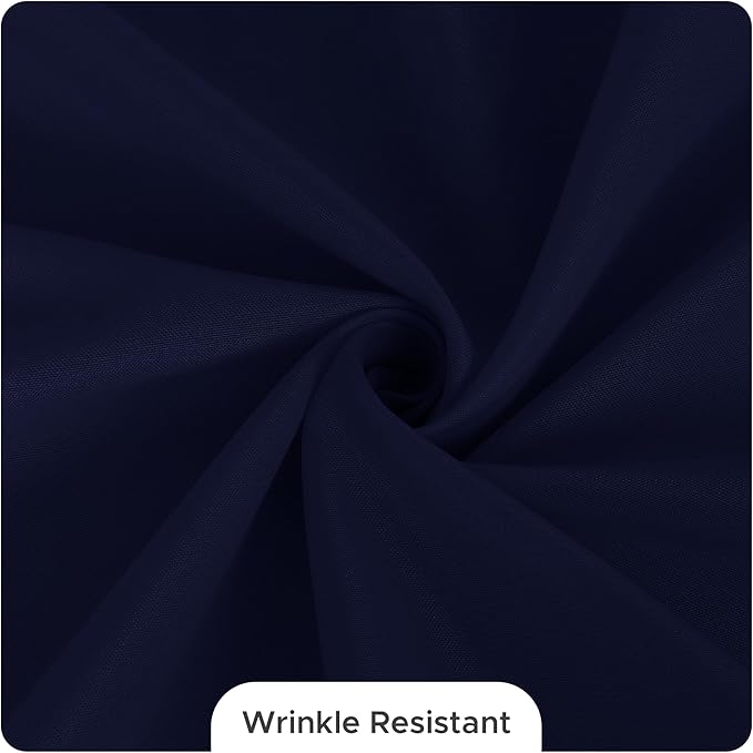 Fitable 8 Pack Round Tablecloths: Stain Resistant Wrinkle Free Circle Table - Image 9