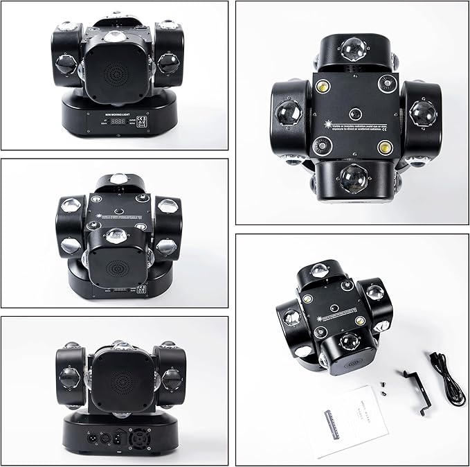 Moving Head DJ Light 16LEDs Rotating Beam Lights Stage Light DJ Lighting Led - Image 5