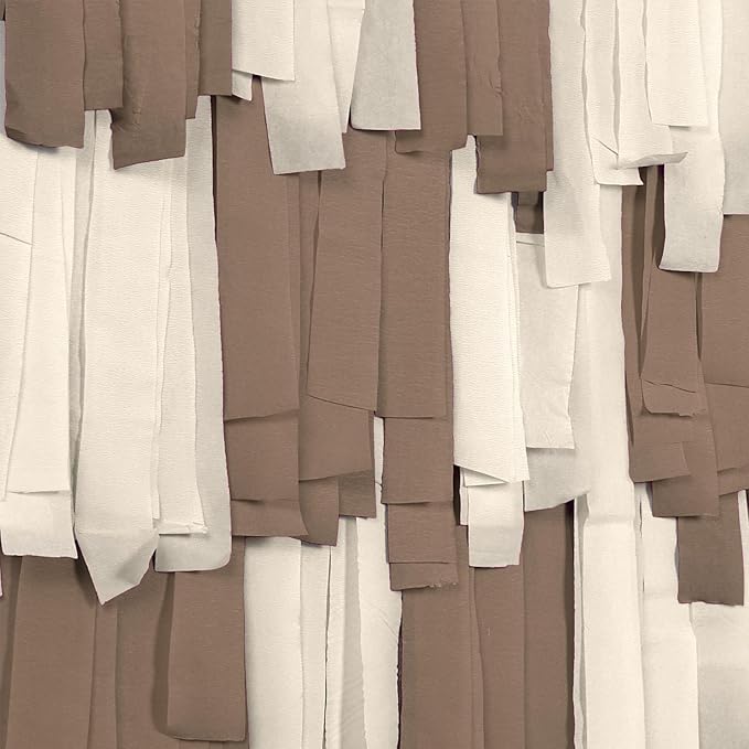 PartyWoo Brown Crepe Paper Streamers 4pcs 328ft Pack of Boho Neutral Crepe - Image 2