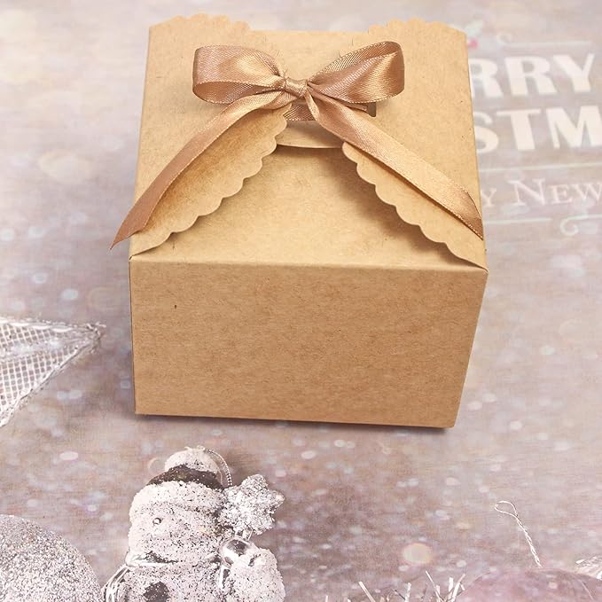 Brown Box for Presents, 10 Pack Small Empty Kraft Paper Gift Boxes - Image 8