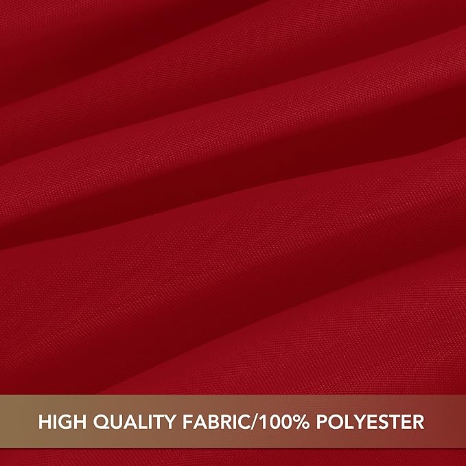 sancua Christmas Red Square Tablecloths 60x60 Inch, 2 Pack - Image 6