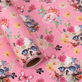Aimyoo Gothic Wrapping Paper Roll, 17 Inch X 33 Feet Skull Floral Butterfly by Aimyoo