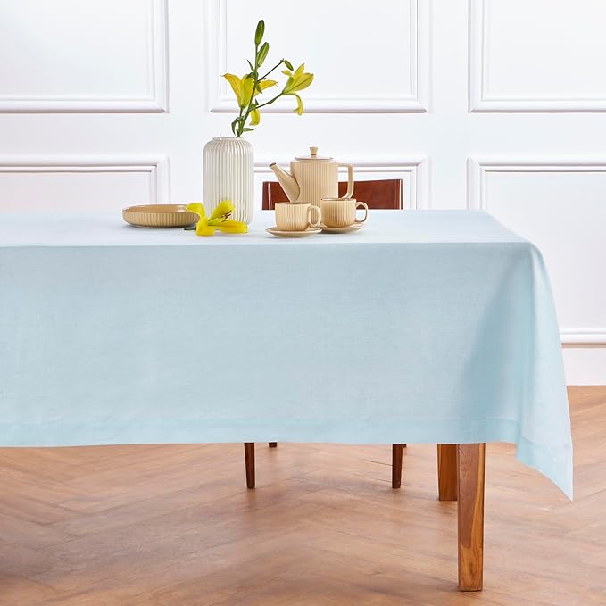 Solino Home Linen Tablecloth 52 x 52 Inch by SolinoHome