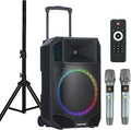 EXOTON S-1501 15 Inch Portable Rechargeable PA Speaker - 1600W by EXOTON