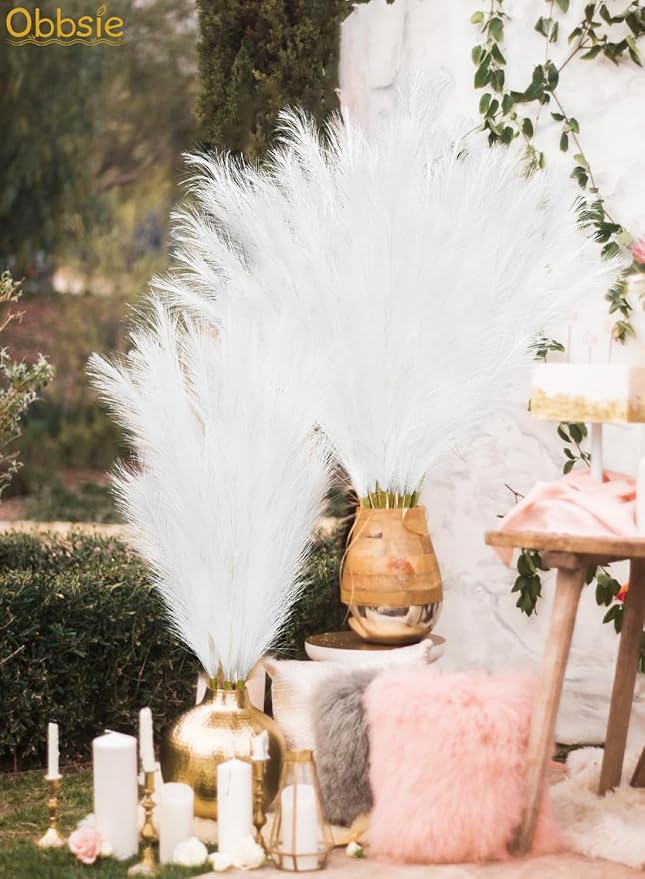 35" Faux Pampas Grass Decor - Image 5