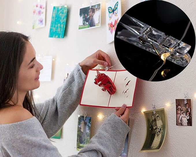 33Ft Photo Clip Fairy Lights - Image 3