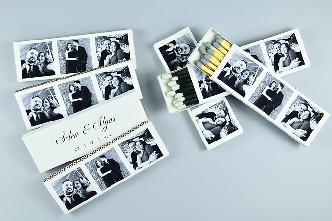 10 Boxes - Customized Matchboxes Colorful Tips - Image 3