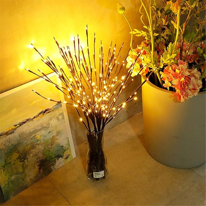 DK177 2 Pack Led Branch Light Battery Operated Lighted Branch Vase Filler - Image 7