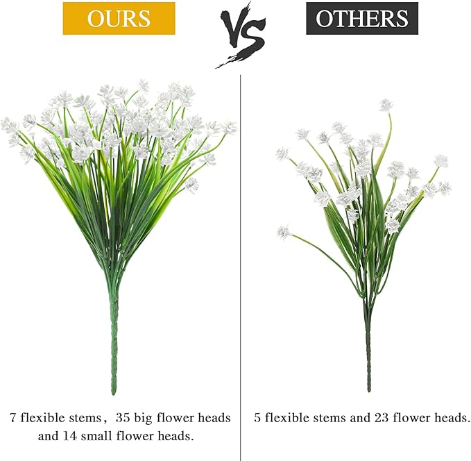 AmyHomie 20 Bundles Artificial Flowers - Image 3