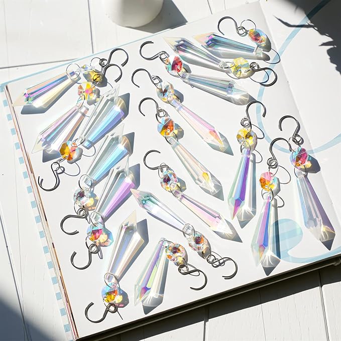 25pcs 55mm Colored Crystals for Chandeliers - Image 6