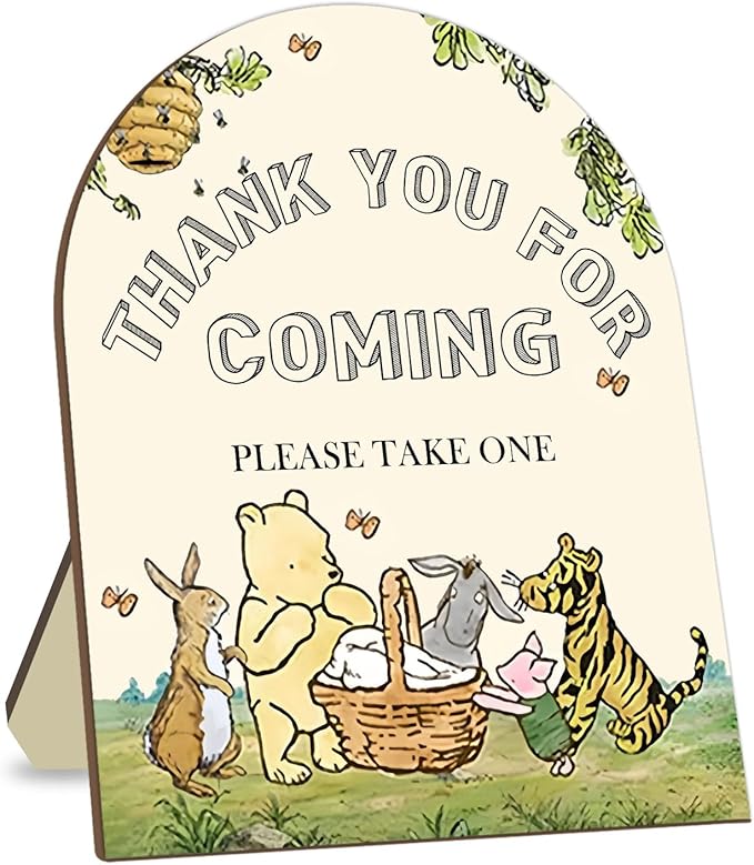 Winnie Bridal Shower Favors Sign, Winnie Decor Bridal Shower Gifts by CelebrateEveryMoment