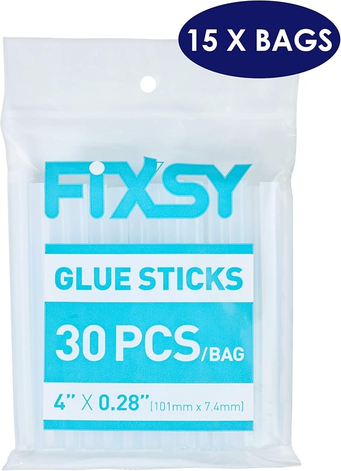 FIXSY Hot Glue Gun Sticks Low Temp Low Melt Cool Glue, Mini Size 4" Long x .28" - Image 3