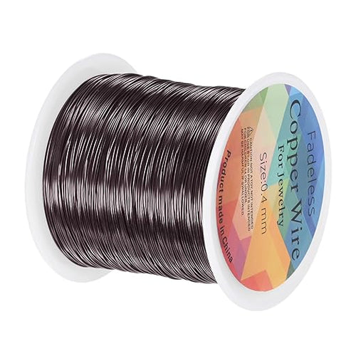 0.4mm Jewelry Wire, 26 Gauge 328FT Craft Wire Copper Beading Wire by MMETERXITY