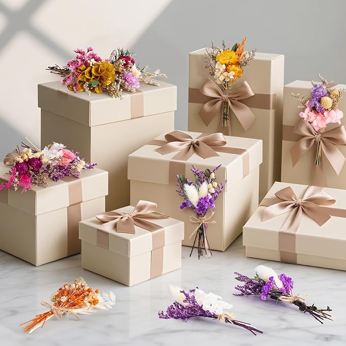 12/24 PCS Charming Dried Flowers Bouquet - Image 6