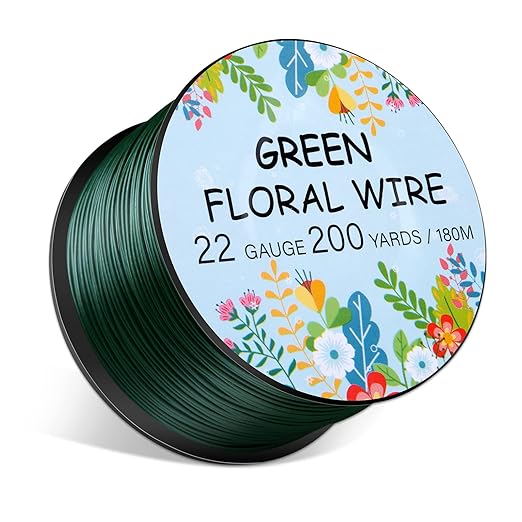 Floral Wire 22 Gauge Flower Wire by Jollidecor