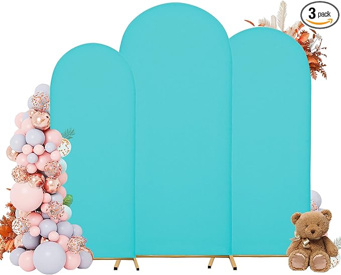 Wedding Arch Covers Arch Backdrop Cover Arch Stand Covers 7.2FT 6.6FT 6FT Set by Unknown