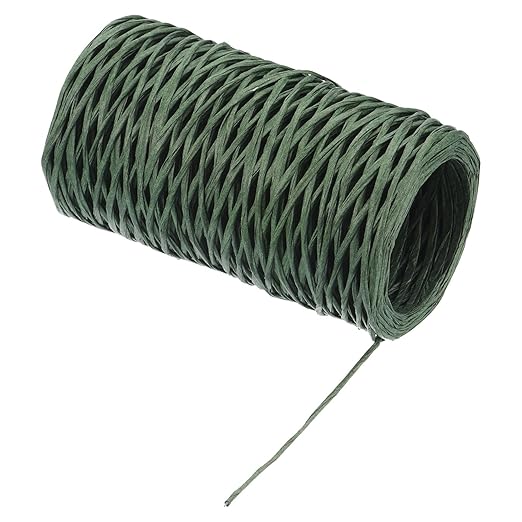 PATIKIL 164 Feet Floral Bind Wire Wrap Twine, 1mm Florist Wire Iron Wire Paper - Image 3