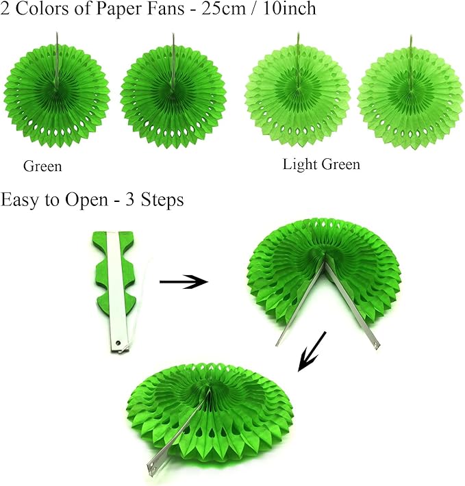 ZERODECO Party Decoration, Pom Poms Flowers, Garlands String Polka Dot and - Image 3