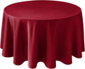 Biscaynebay Textured Fabric Christmas Round Table Cloth 90", Wedding & Parties by Biscaynebay