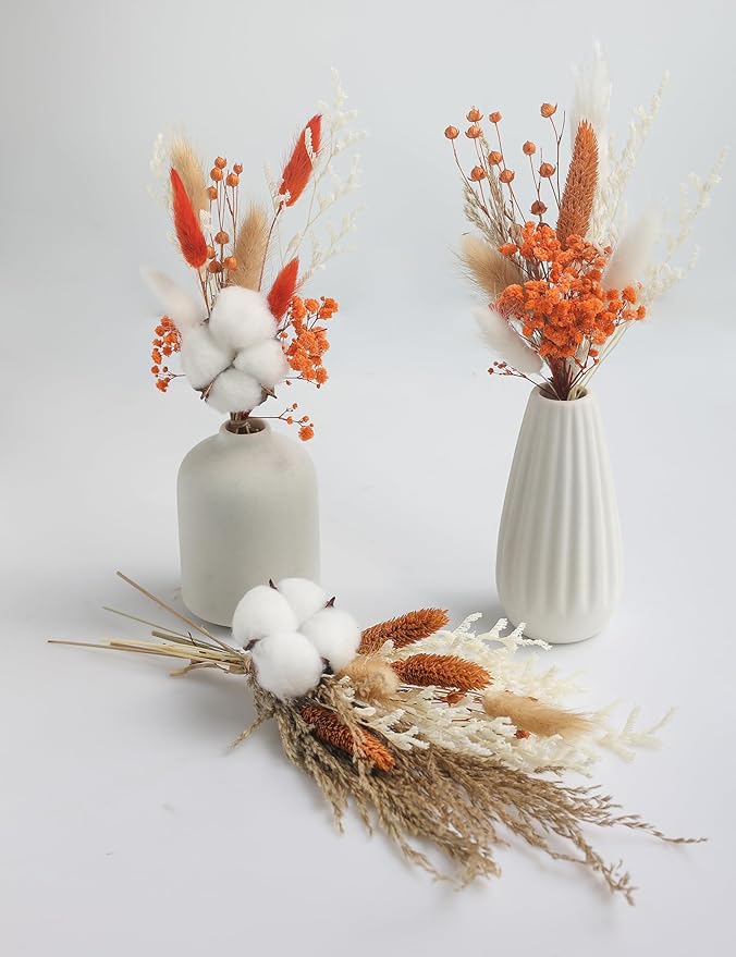 xin's convey DIY Autumn Natural Dried Flower Kit, Mini Stemming Bouquets - Image 5