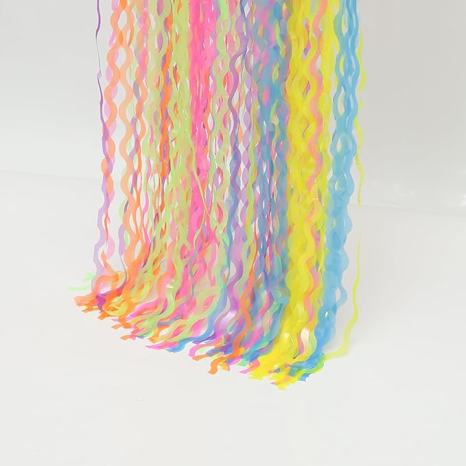 4 Pack Colorful Foil Fringe Curtain Backdrop - Image 5