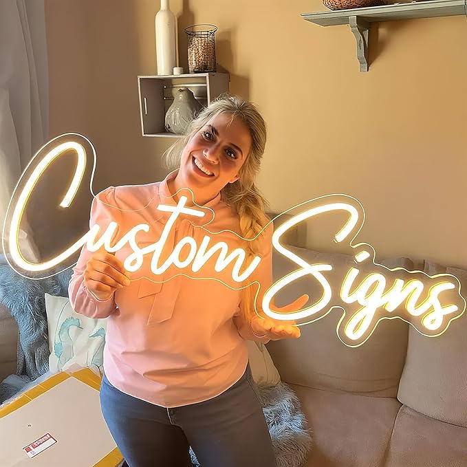 Custom Neon Signs for Wall Decor, Personalized Your Own Neon Name Sign by Unknown