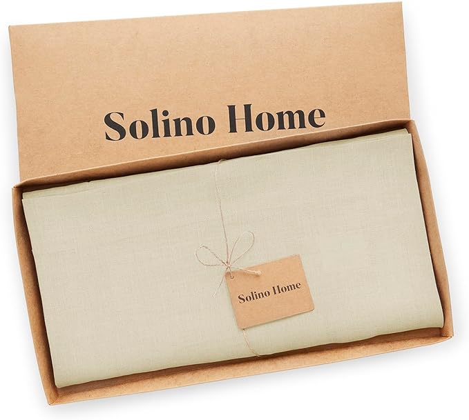 Solino Home Linen Tablecloth 52 x 52 Inch - Image 6