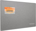 Bulletin Board, 24 x 18 inches Felt Board Decorative Pin Board, Cork Board by Lightomorrow
