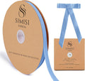 Blue Velvet Ribbon 3/8'' 25 Yards by SIMISIRIBBON