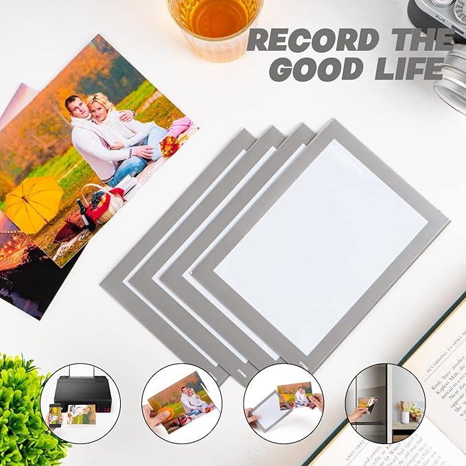 Magnetic Photo Frames with Sliver-Grey Border, Magnet Picture Frame - Image 6