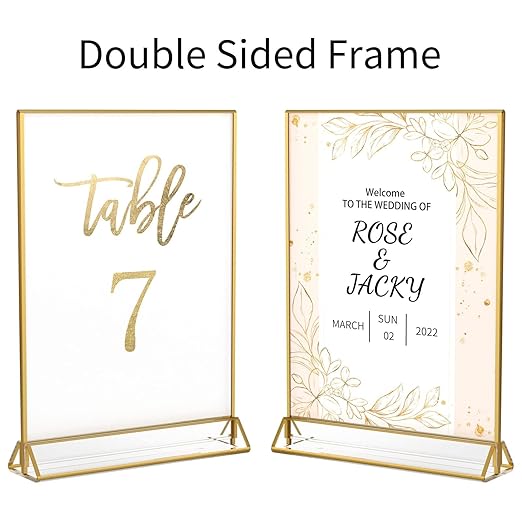 NIUBEE 6Pack 8.5 x 11 Acrylic Sign Holder - Image 5