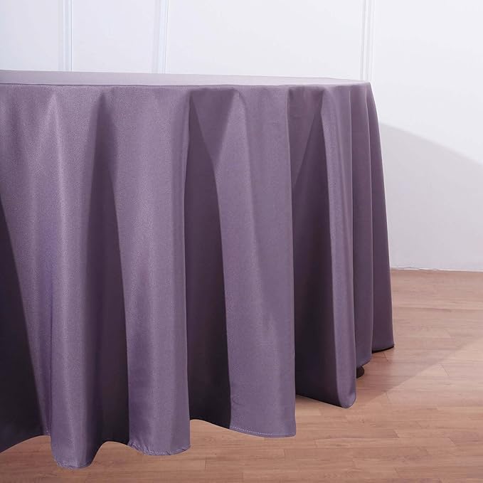 Efavormart Round Tablecloth, 132 Inch Stain & Wrinkle Resistant Washable Table - Image 8