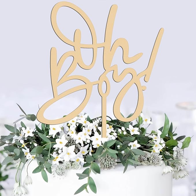 Oh Boy Cake Topper by MRAPPY