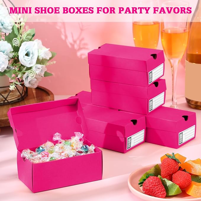 12 Sets Mini Sneaker Boxes for Party Favors Mini Shoe Gifts Boxes 4.7 x 2.5 x 2 - Image 4