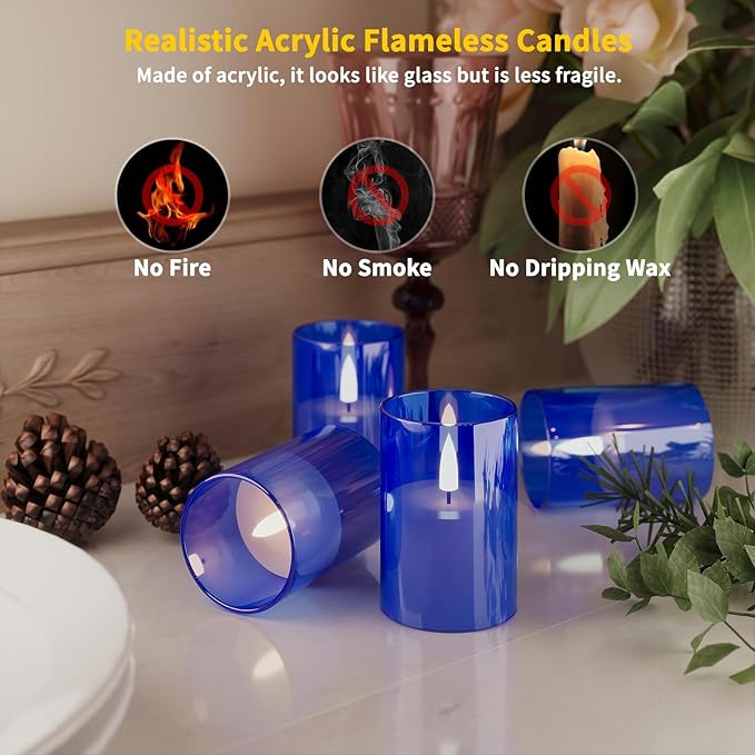 12Pack Flickering Flameless LED Candles - Image 3