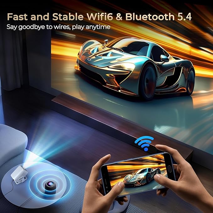 WEMI Native 1080P Smart Mini Projector - Image 6