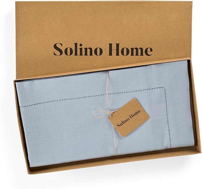 Solino Home Linen Tablecloth 52 x 52 Inch - Image 6