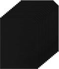 28 Sheets Black Cardstock 8.5 x 11 by Silunkia