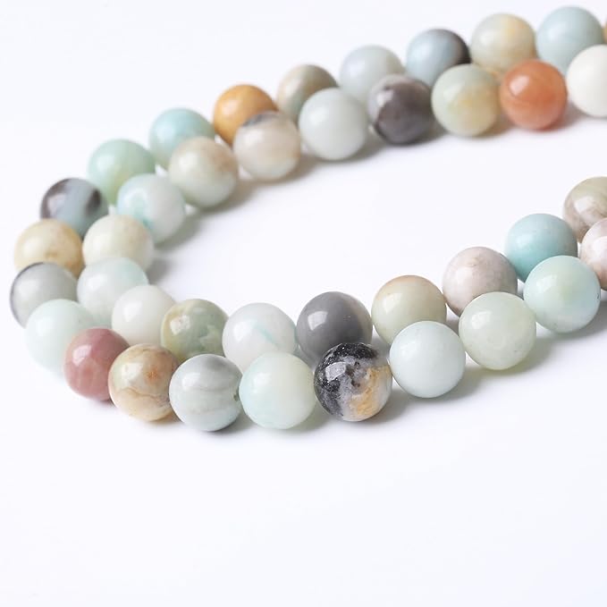 Fancy Stone Beads for Jewelry Making DIY Craft Gemstone Beads Kit Smooth - Image 3