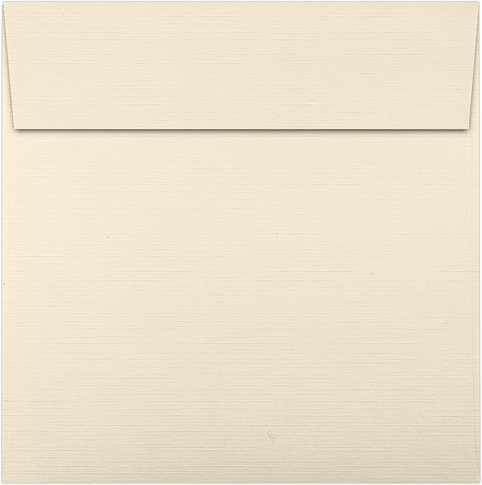 LUXPaper Square Invitation Envelopes | Peel & Press | 6 1/2" x 6 1/2" | Natural - Image 2