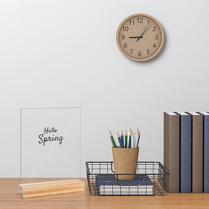 8 Pack 5 x 7 Inch Blank Clear Acrylic Table Displays - Image 4