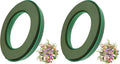DOITOOL Flower Foam Ring with Suction Cup Car Flower Mud Green Wet Foam Blocks by DOITOOL
