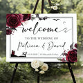 Wedding Sign Halloween Wedding, Welcome To Our Wedding Sign, Til Death Do Us by Mapileng%E2%84%A2