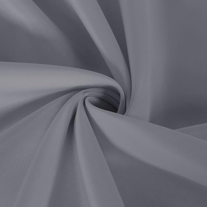 sancua 2 Pack Light Grey Tablecloth 60 x 84 Inch, Rectangle 4 Feet Table Cloth - Image 5