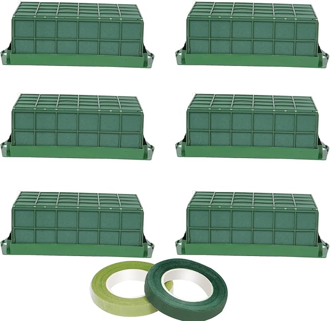 6 Packs Floral Foam Cage Flower Holder by YOMUME