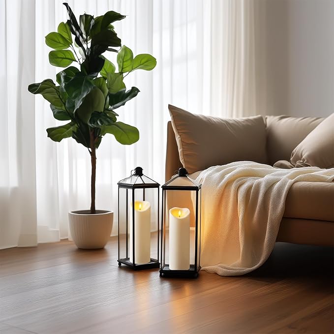 Amagic 4” x 12” Large Waterproof Outdoor Flameless Candles, Battery Operated - Image 7