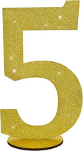 TONIFUL 11.8 Inch Gold Glitter Numbers Table Centerpieces 0-9 Birthday Party by TONIFUL