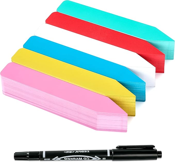 Plant Labels 300Pcs 4 Inch Plastic Plant Name Tags by TDHDIKE